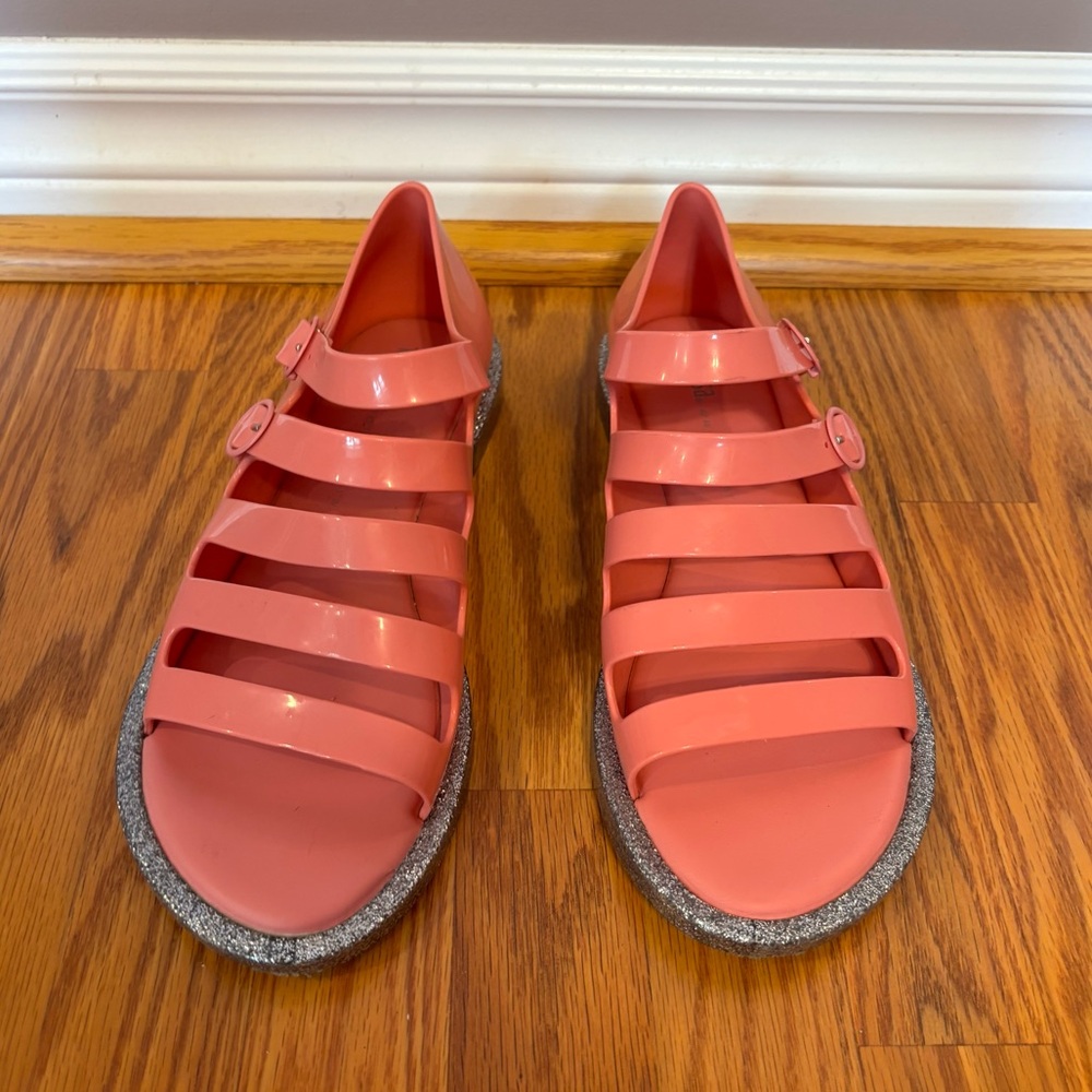 Melissa Pink Jelly Sandals 8.5